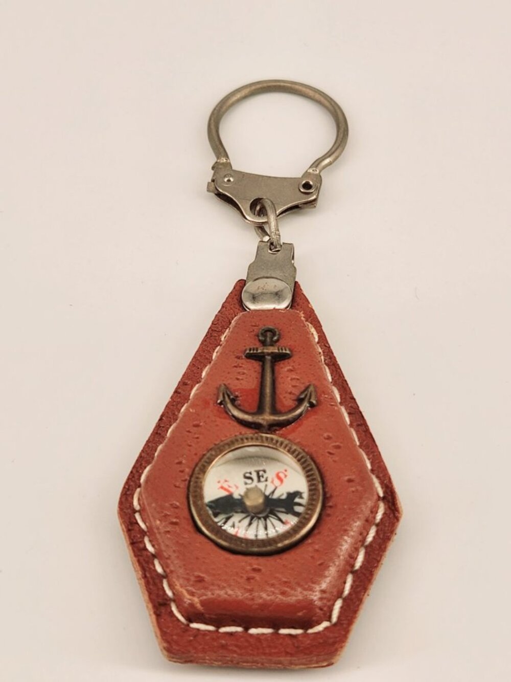 Vintage Venezia Venice Italy Souvenir Keychain with Working Compass
